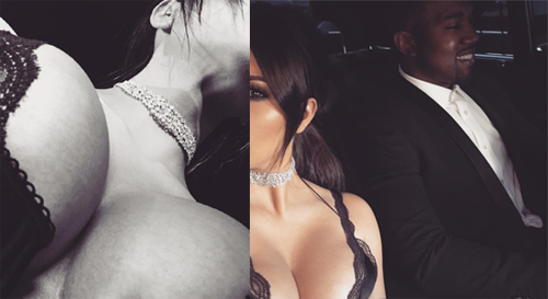 Foto seksi Kim Kardashian dan Kanye West @instagram.com/kimkardashian