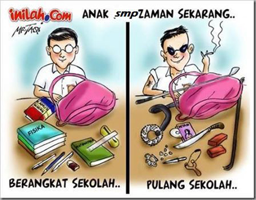 Berangkat sekolah dan pulang sekolah