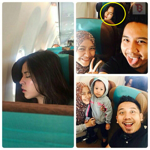 Selfie bareng Raisa saat tidur @brilio.net