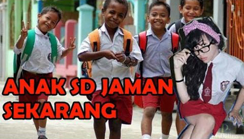 Anak SD zaman sekarang