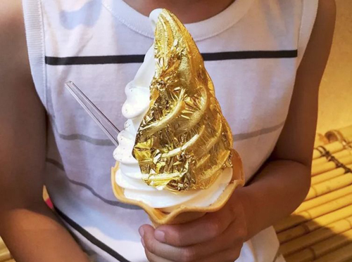 Es krim cone emas Hakuichi @trendhunter.com