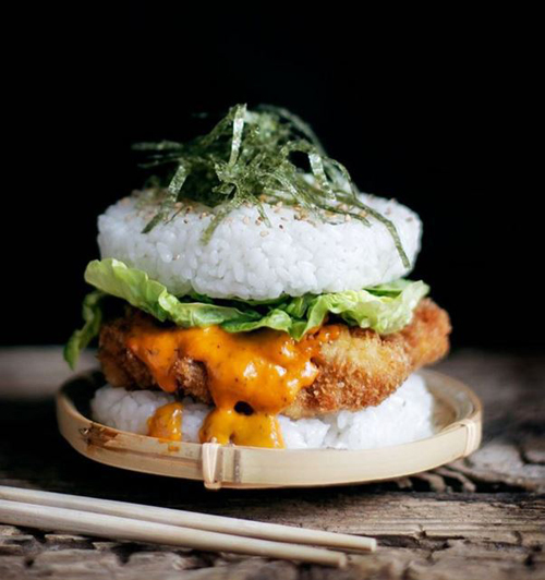 Sushi burger @foodfotogallery.com