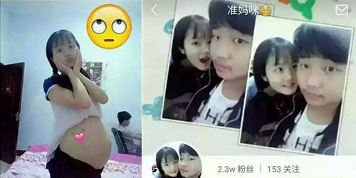 Foto Gadis Imut Sedang Hamil Gegerkan Netizen