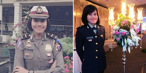 Foto: Ipda Perida Panjaitan, Polwan Cantik di Medan