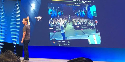 Live Streaming di Facebook Live Kini Bisa Direkam dari Drone