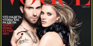 Adam Levine "Maroon 5" Bugil Bareng Pacar di Vogue