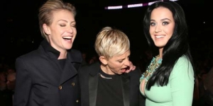 Ellen DeGeneres Tergoda Payudara 'Montok' Katy Perry di Grammy Awards 2013