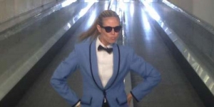 Heidi Klum Ber-Gangnam Style Bareng Psy