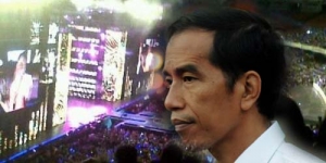 Jokowi Nonton Music Bank Sambil Kenakan Jaket Super Junior