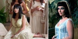 Perankan Elizabeth Taylor Sebagai Cleopatra, Lindsay Lohan Hampir Tak Terkenali!
