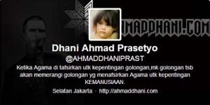 Siapakah Gadis Cilik di Foto Profil Twitter Ahmad Dhani ini?
