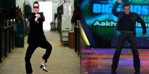 Tour ke India, Psy Gangnam Style Bareng Salman Khan
