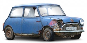 Mobil Mini Lawas ini Dilelang Rp 148 juta