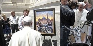 Paus Fransiskus Lelang Motor Harley Davidson untuk Bantu Warga Miskin