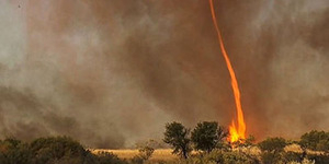 Fenomena Fernado, Tornado Bebentuk Pilar Api di Amerika