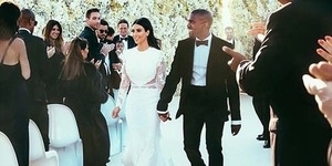 Foto Ciuman Mesra Pernikahan Kim Kardashian - Kanye West