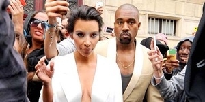 Foto Pernikahan Kim Kardashian - Kanye West