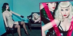 Pose Seksi Katy Perry dan Madonna di V Magazine
