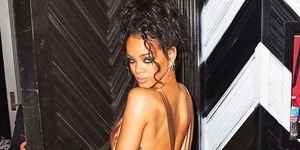 Tidak Kenakan Bra dan Celana Dalam, Rihanna Pamer Belahan Pantat