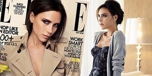 Pose Seksi Victoria Beckham di Elle Singapura