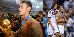 Ini Alasan Mesut Ozil Telanjang Dada Saat Selebrasi Kemenangan Jerman