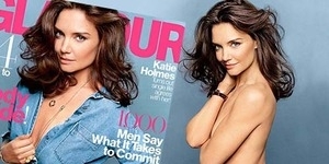 Katie Holmes Topless di Majalah Glamour