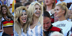 Suporter Cantik dan Seksi di Final Piala Dunia Jerman vs Argentina