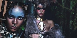 Sisi Liar Rihanna di W Magazine