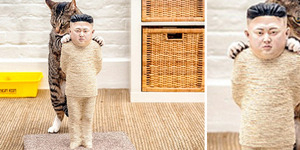 Mainan Kucing Berbentuk Kim Jong Un Dijual Rp 87 Juta