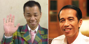 Komedian Asal Jepang ini Merasa Kembaran Jokowi