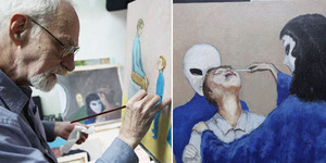Pengakuan Pelukis David Huggins Diculik Alien saat Masih Bocah