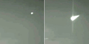 Sebuah UFO Terbakar Gemparkan Barcelona