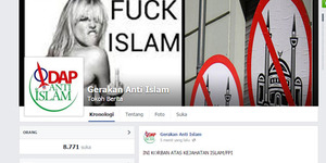 Akun Facebook 'Gerakan Anti Islam' Picu Kemarahan Umat Muslim
