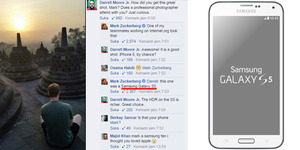Foto Mark Zuckerberg di Borobudur Pakai Samsung Galaxy S5