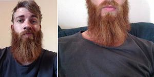 Pria Brewok Australia Sumbangkan Cukuran Rambutnya di Internet
