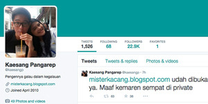Resmi Jadi Anak Presiden, Twitter Kaesang Pangarep Banjir Follower