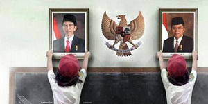 BBM Naik, Pelajar Ogah Pasang Foto Jokowi-JK Di Kelas