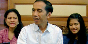 Pose Selfie Kocak Keluarga Jokowi