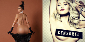 Foto Bugil Kim Kardashian Tanpa Sensor, Madonna Protes Foto Bugilnya Disensor