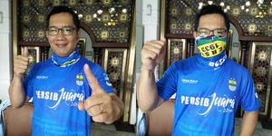Persib Juara ISL 2014, Ridwan Kamil Gunduli Rambut