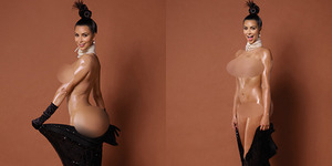 Foto: Kim Kardashian Juga Bugil di Paper Magazine