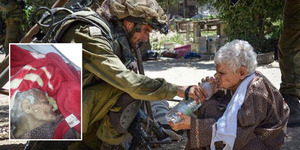 Tentara Israel Beri Minum Nenek Buta Lalu Menembaknya