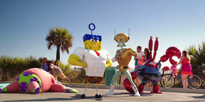 Aksi SpongeBob Cs Jadi Superhero di Trailer Spongebob: Sponge Out of Water