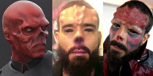 Fans Captain America Potong Hidung Agar Mirip Red Skull