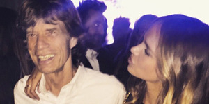 Mick Jagger Gandeng Model Cantik 28 Tahun Alicia Rountree