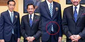 Temui Sultan Brunei, Jokowi Pakai Jas 'Kampungan'