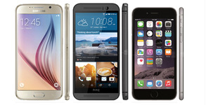 Apple iPhone 6 vs Samsung Galaxy S6 vs HTC One M9