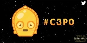 3 Emoji Star Wars Twitter #C3P0 #STORMTROOPER #BB8