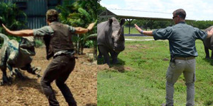 Penjaga Kebun Binatang Tiru Aksi Chris Pratt di Jurassic World