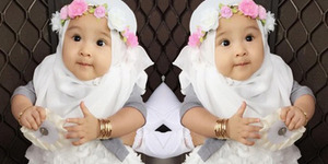 Heboh Foto Selebgram Cilik Berhijab Saufa Adzkia Rahman